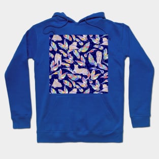 Navy Leopard Jungle Hoodie